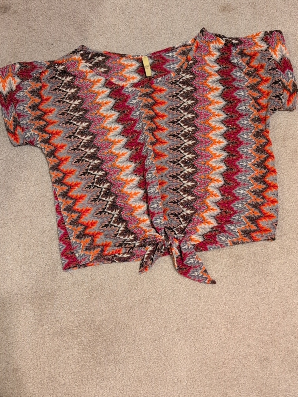 Love In Crocheted Top